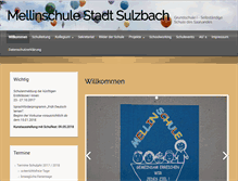 Tablet Screenshot of mellinschule.stadt-sulzbach.de